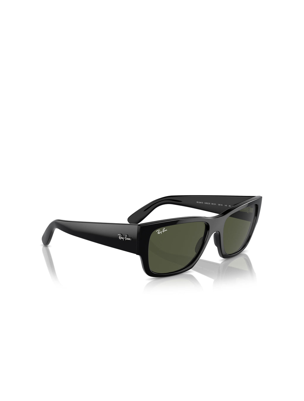 Ray Ban Carlos Glasses - Polished Black