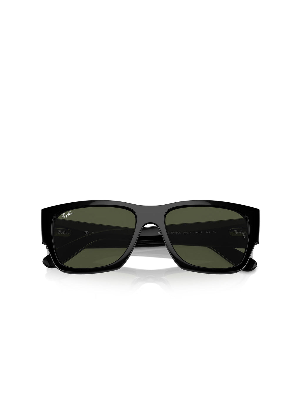 Ray Ban Carlos Glasses - Polished Black