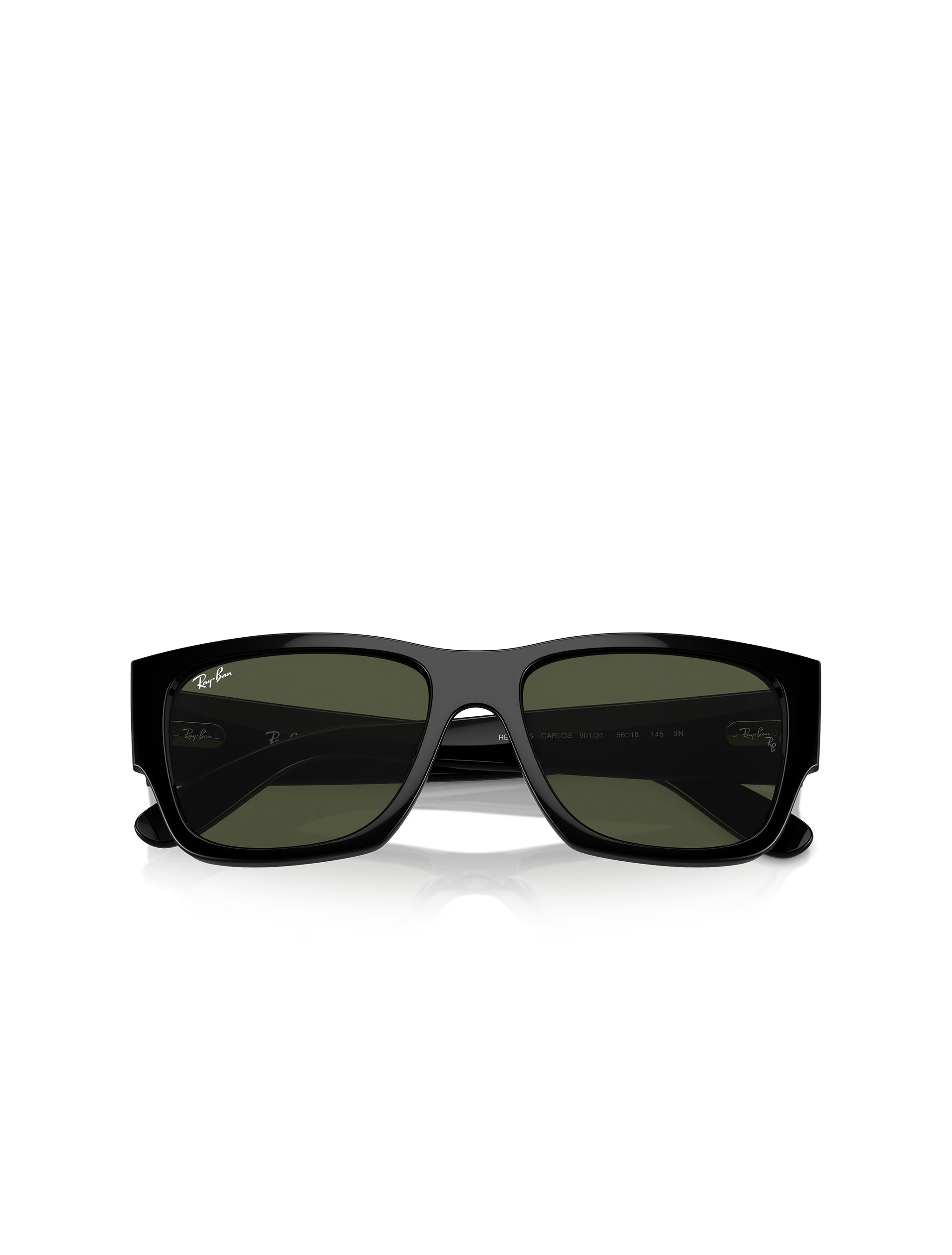 Ray Ban Carlos Glasses - Polished Black