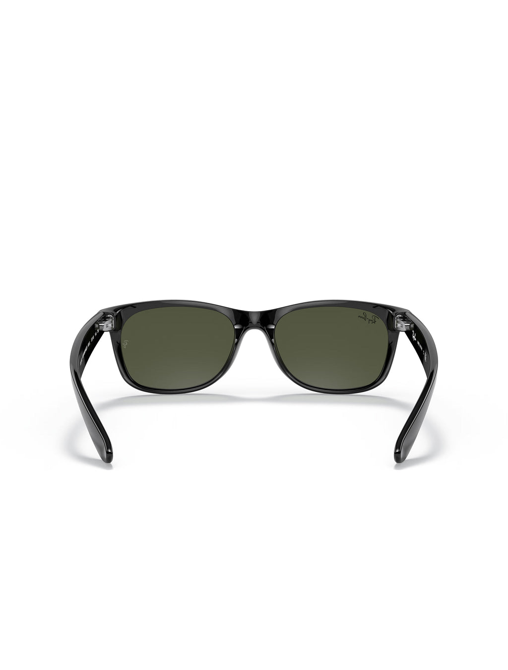 Ray Ban New Wayfarer Classic Glasses - Rubber Black/G15 Green