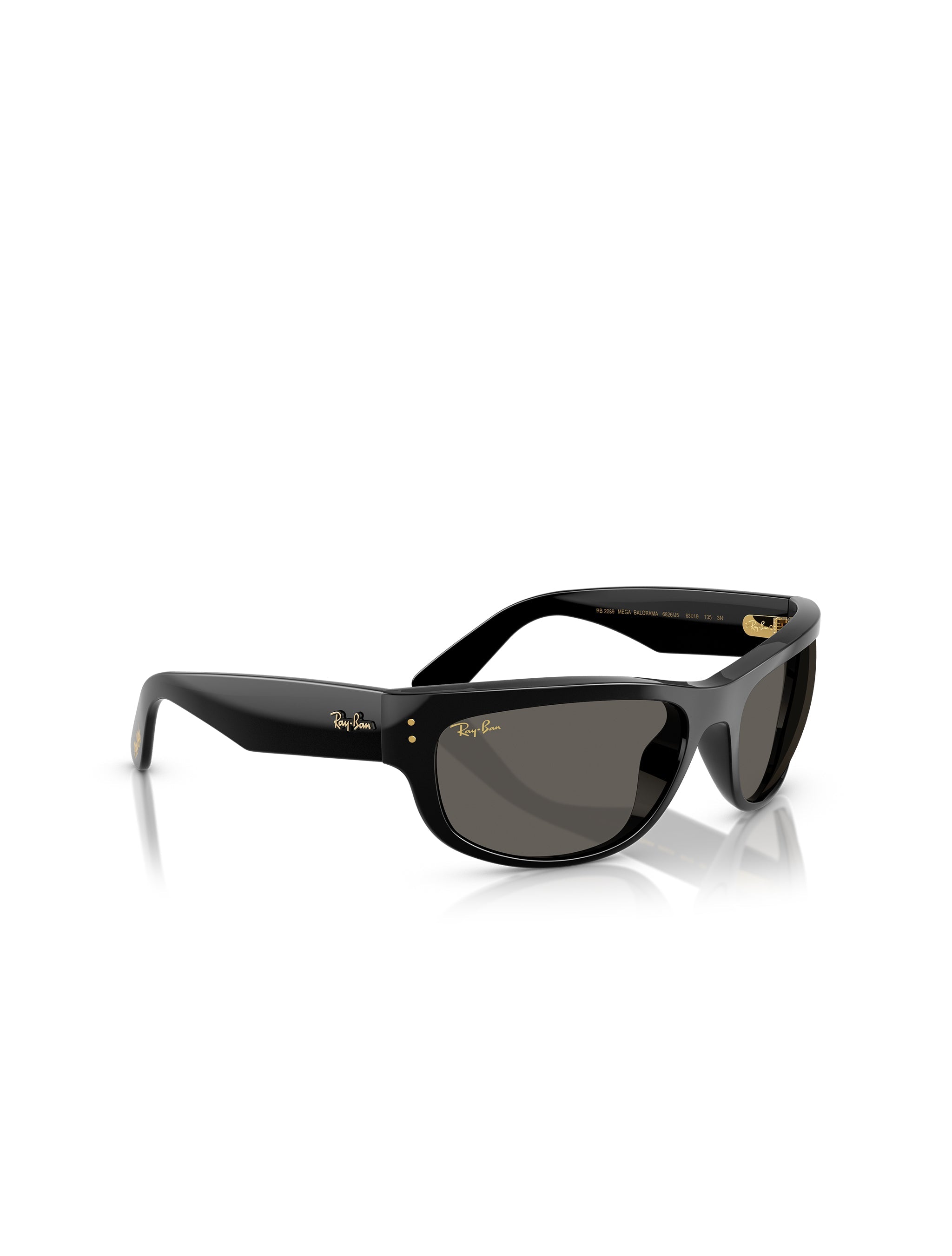 Ray Ban Mega Balorama Blacked Out Collection Glasses - Black