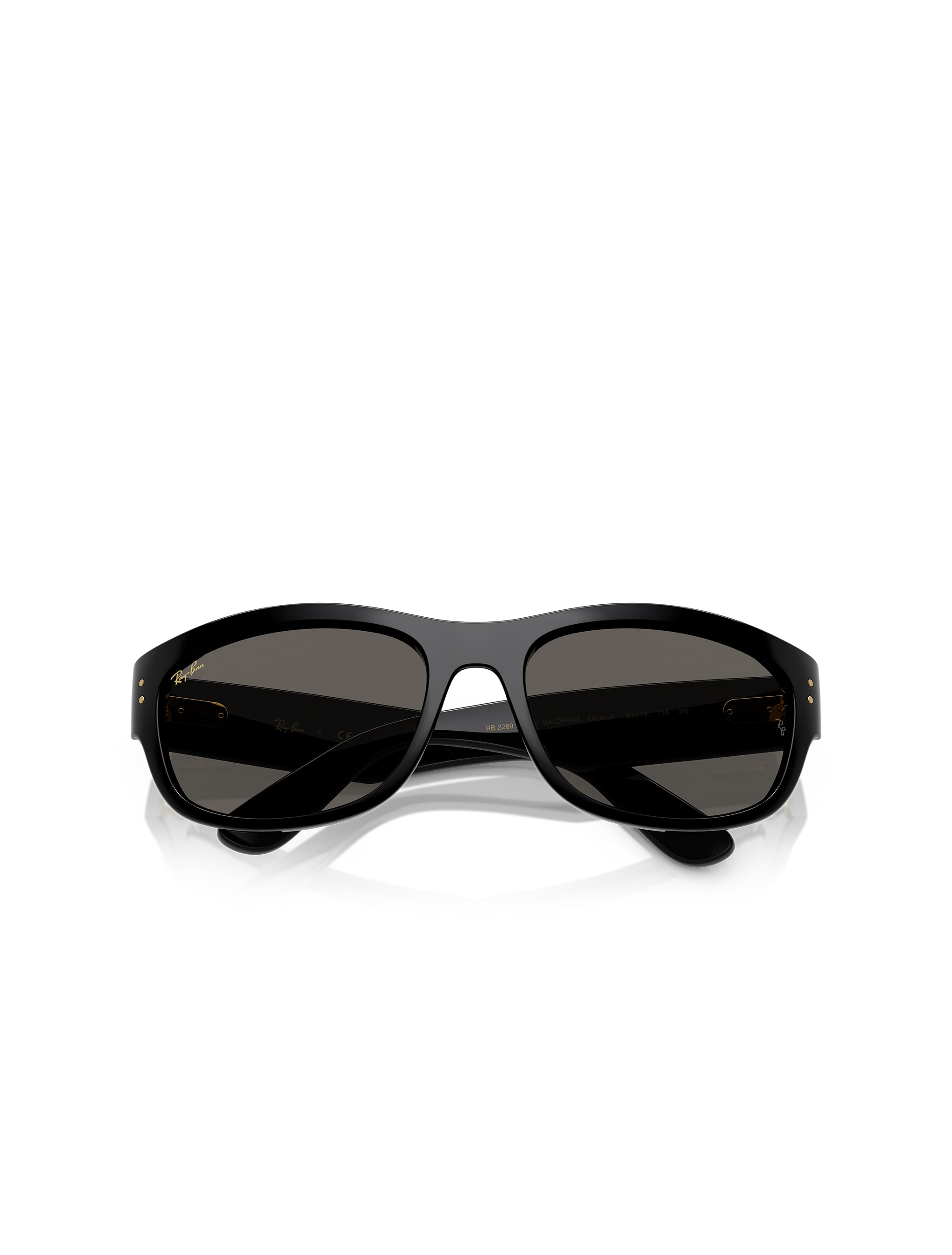 Ray Ban Mega Balorama Blacked Out Collection Glasses - Black
