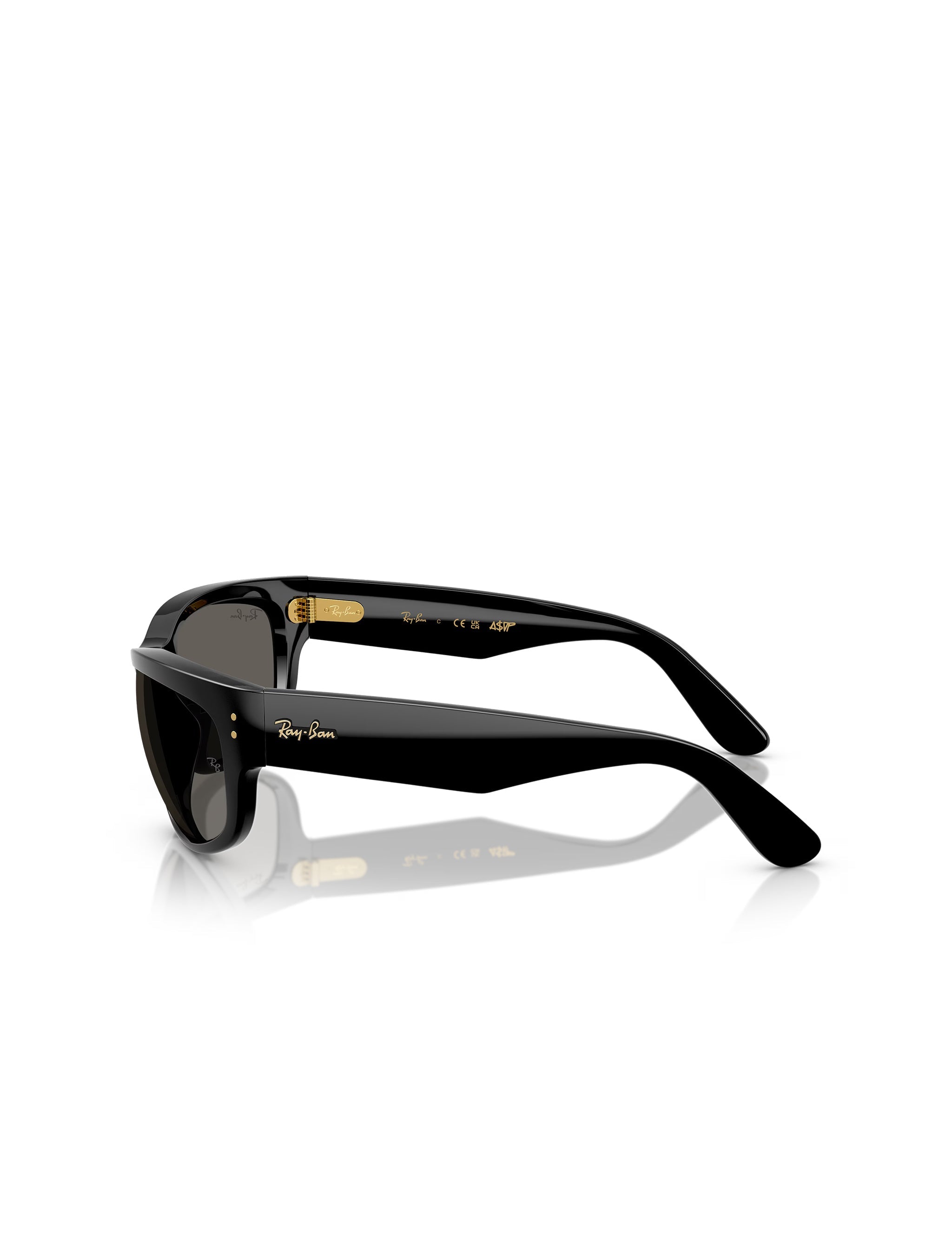 Ray Ban Mega Balorama Blacked Out Collection Glasses - Black