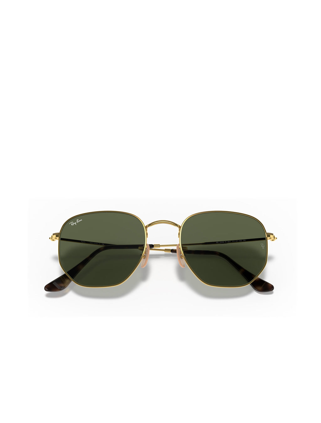 Ray-Ban Hexagonal Flat Sunglasses - Arista/Brown