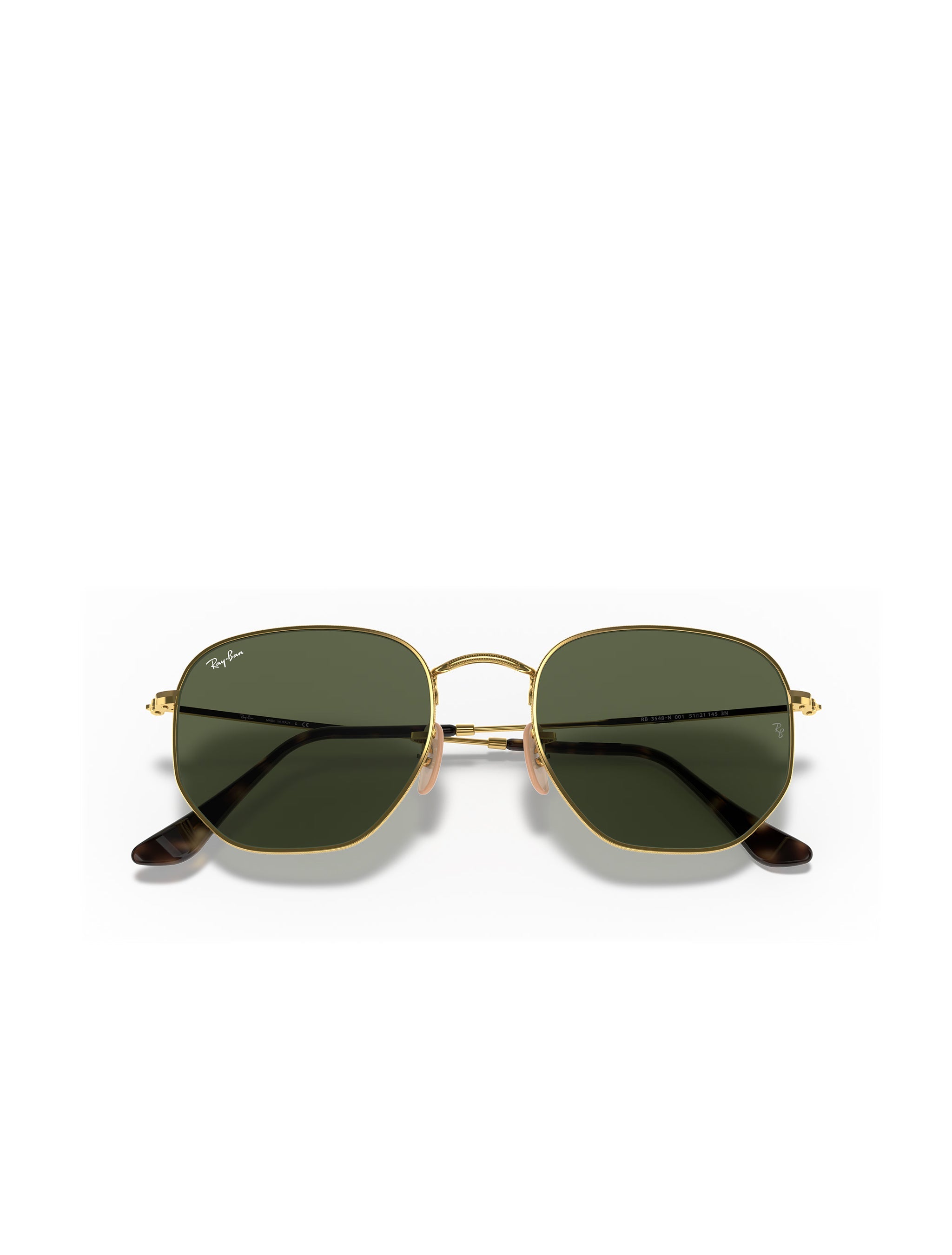 Ray-Ban Hexagonal Flat Sunglasses - Arista/Brown