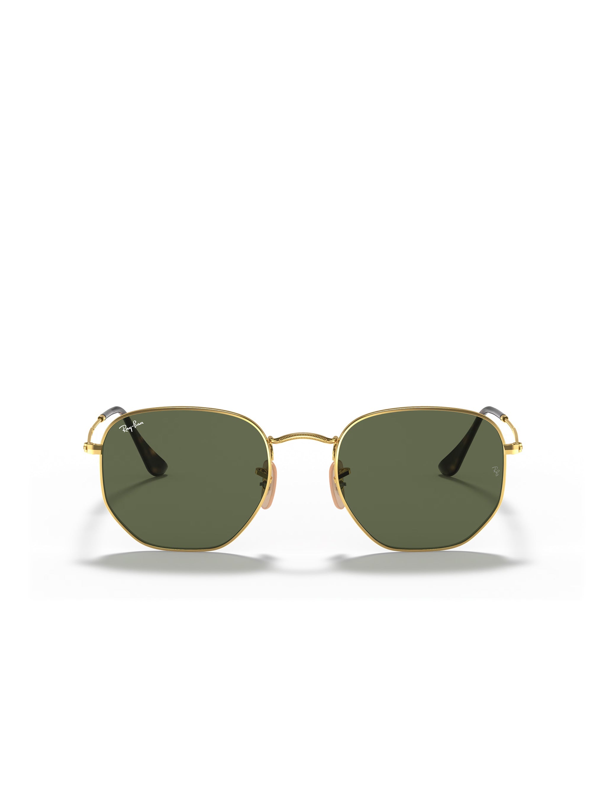Ray-Ban Hexagonal Flat Sunglasses - Arista/Brown