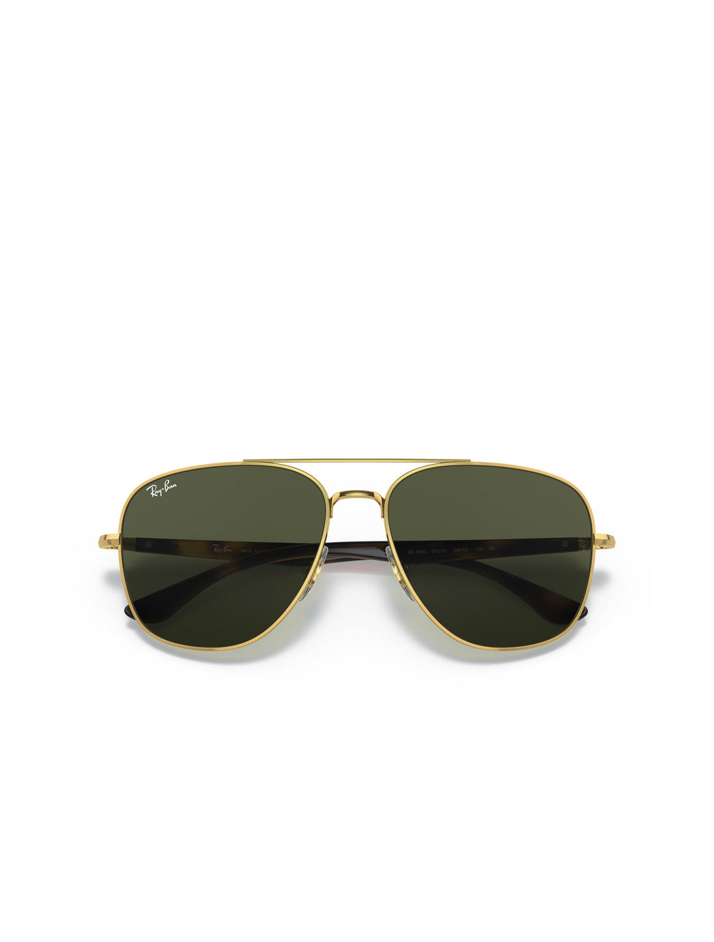 Ray Ban RB3683 - Polished Arista Gold/Green