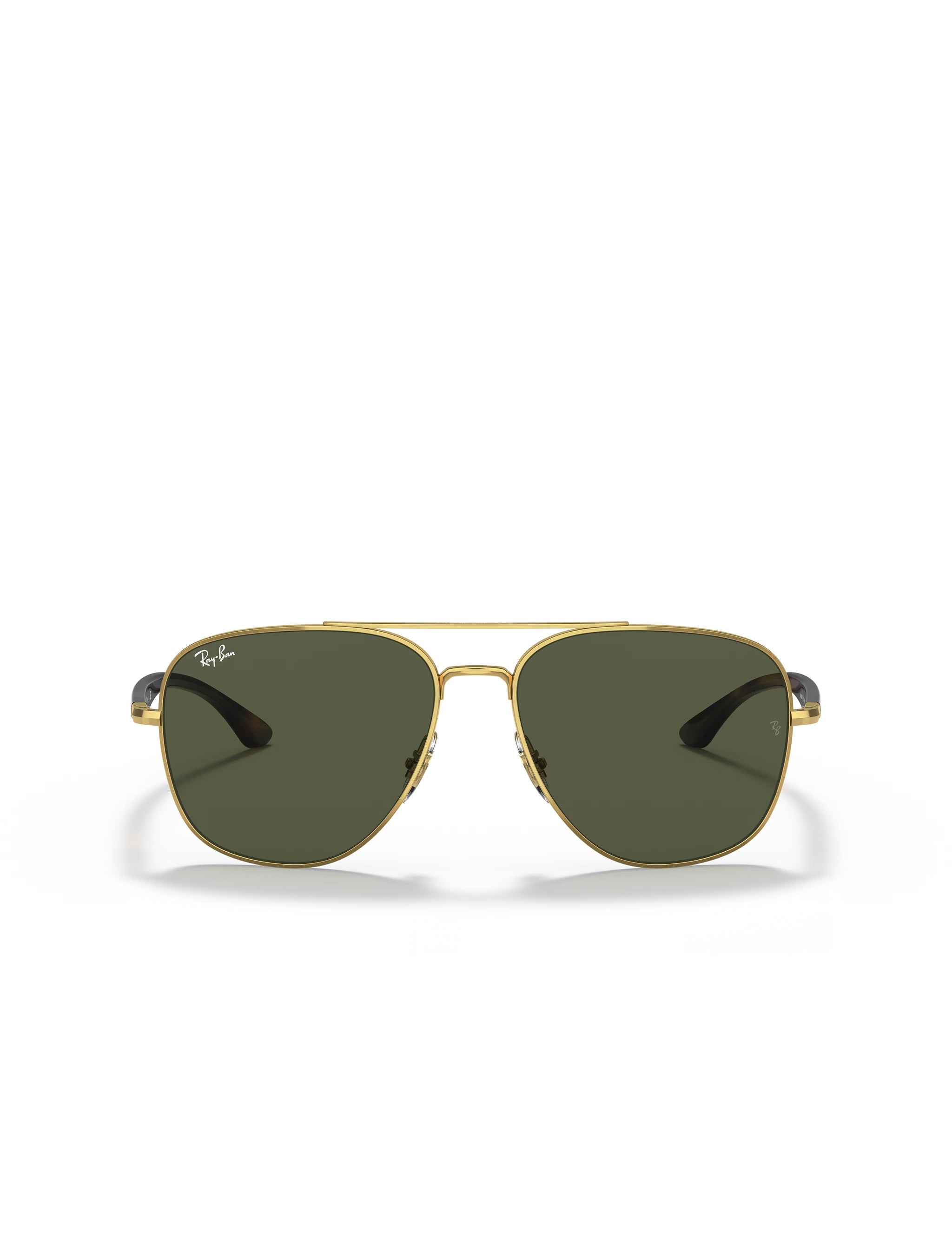 Ray Ban RB3683 - Polished Arista Gold/Green