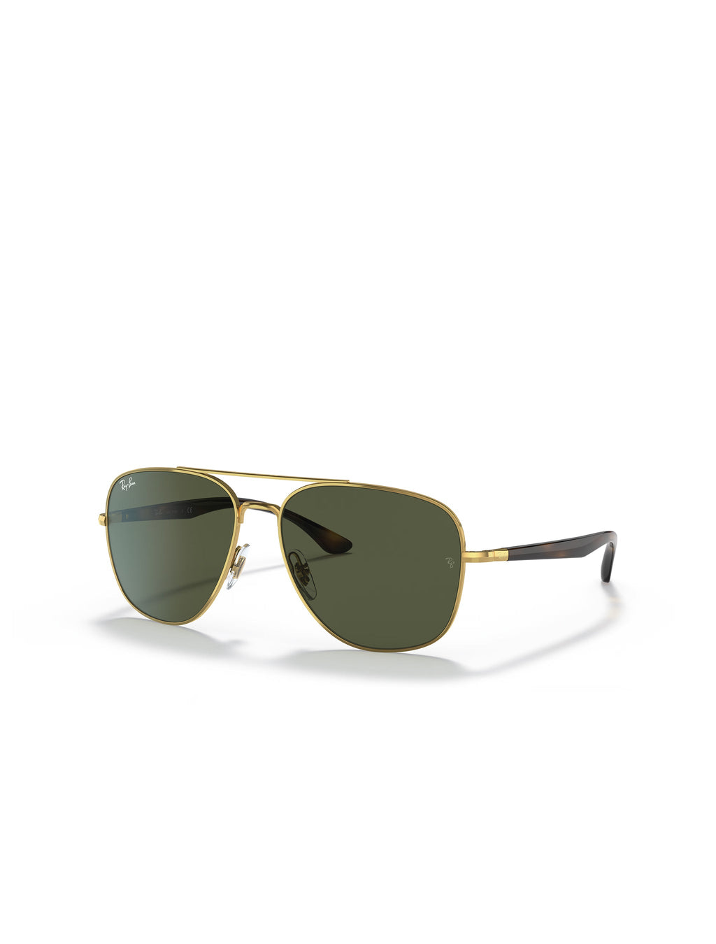 Ray Ban RB3683 - Polished Arista Gold/Green