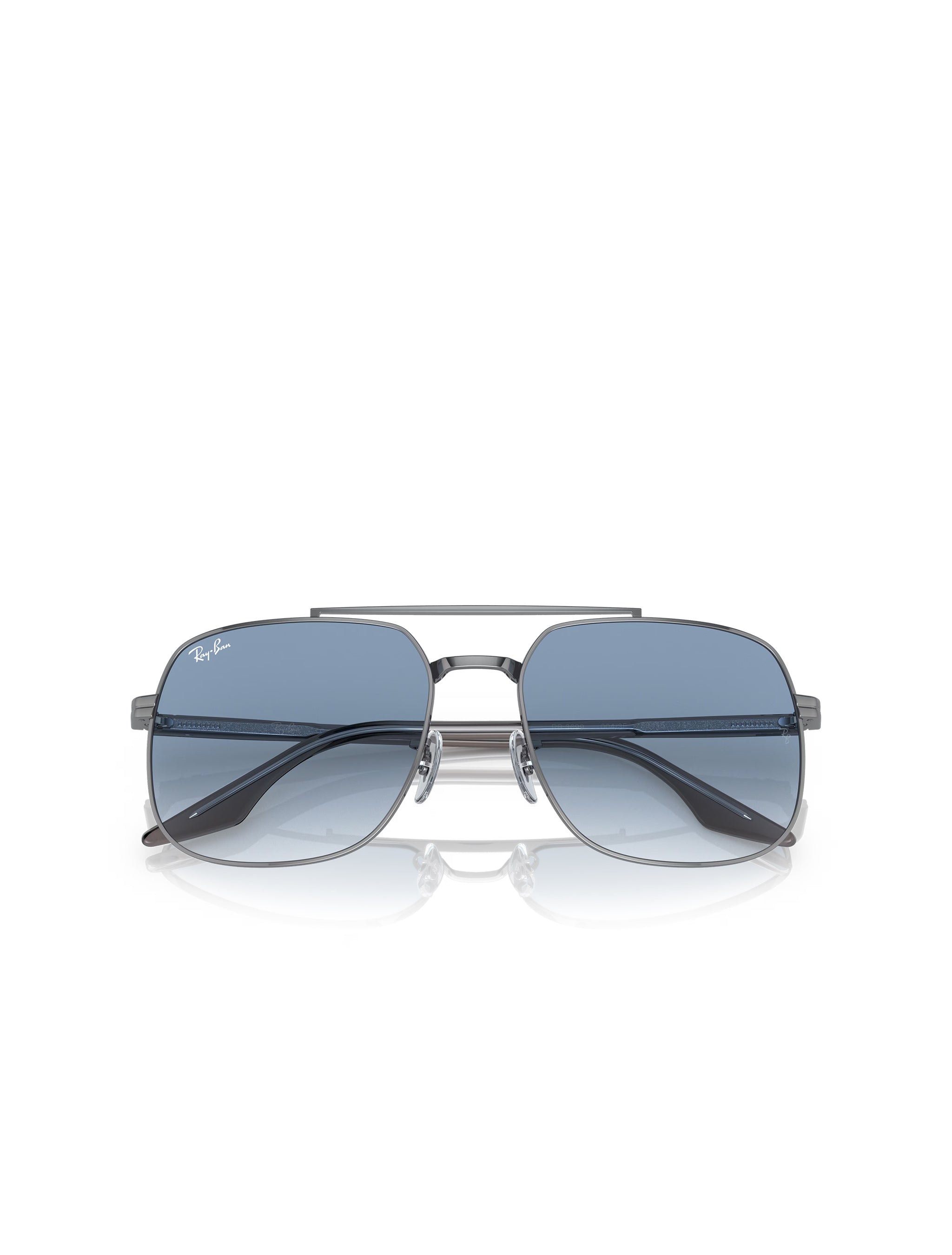 Ray-Ban RB3699 Sunglasses - Gunmetal/Clear Gradient Blue