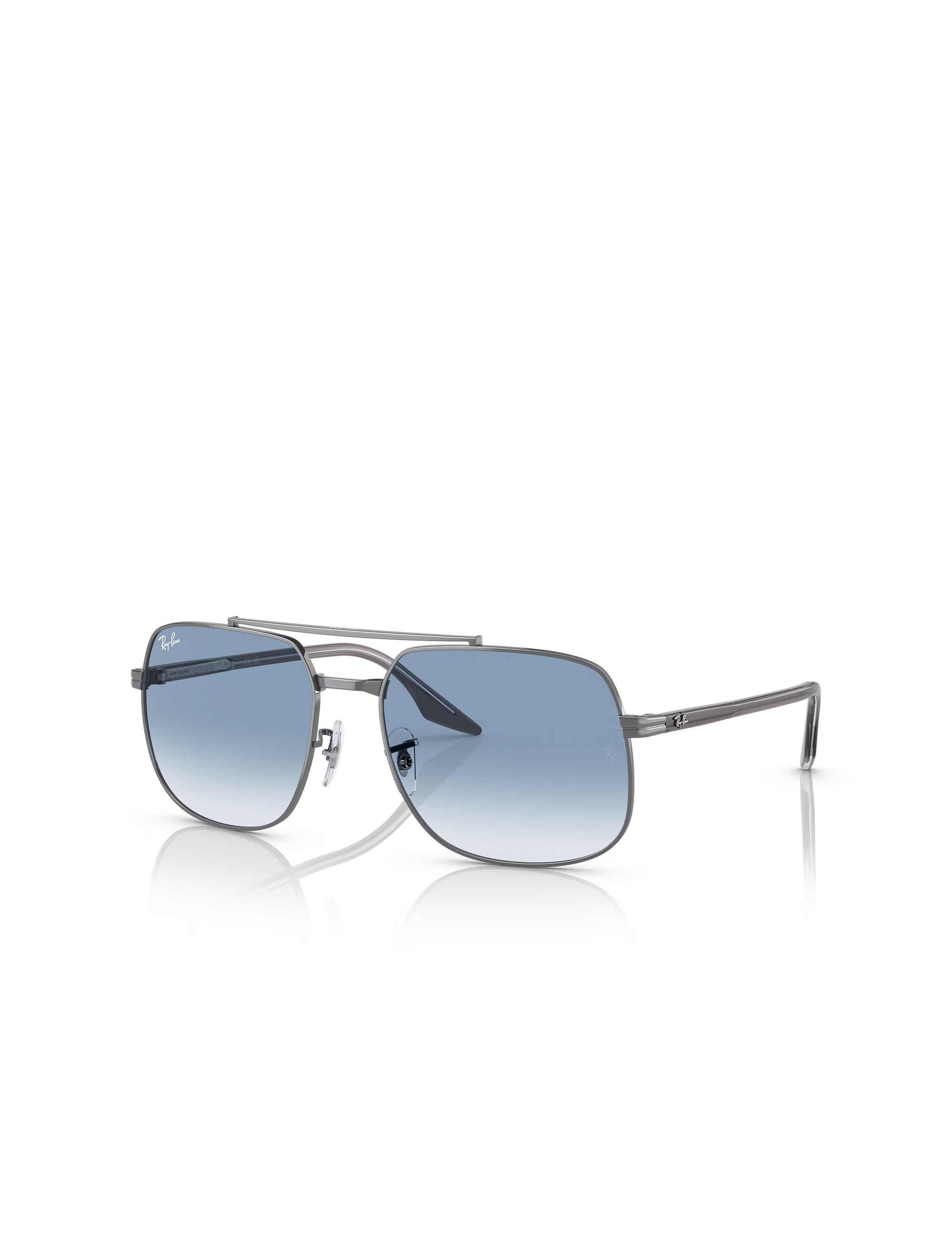 Ray-Ban RB3699 Sunglasses - Gunmetal/Clear Gradient Blue