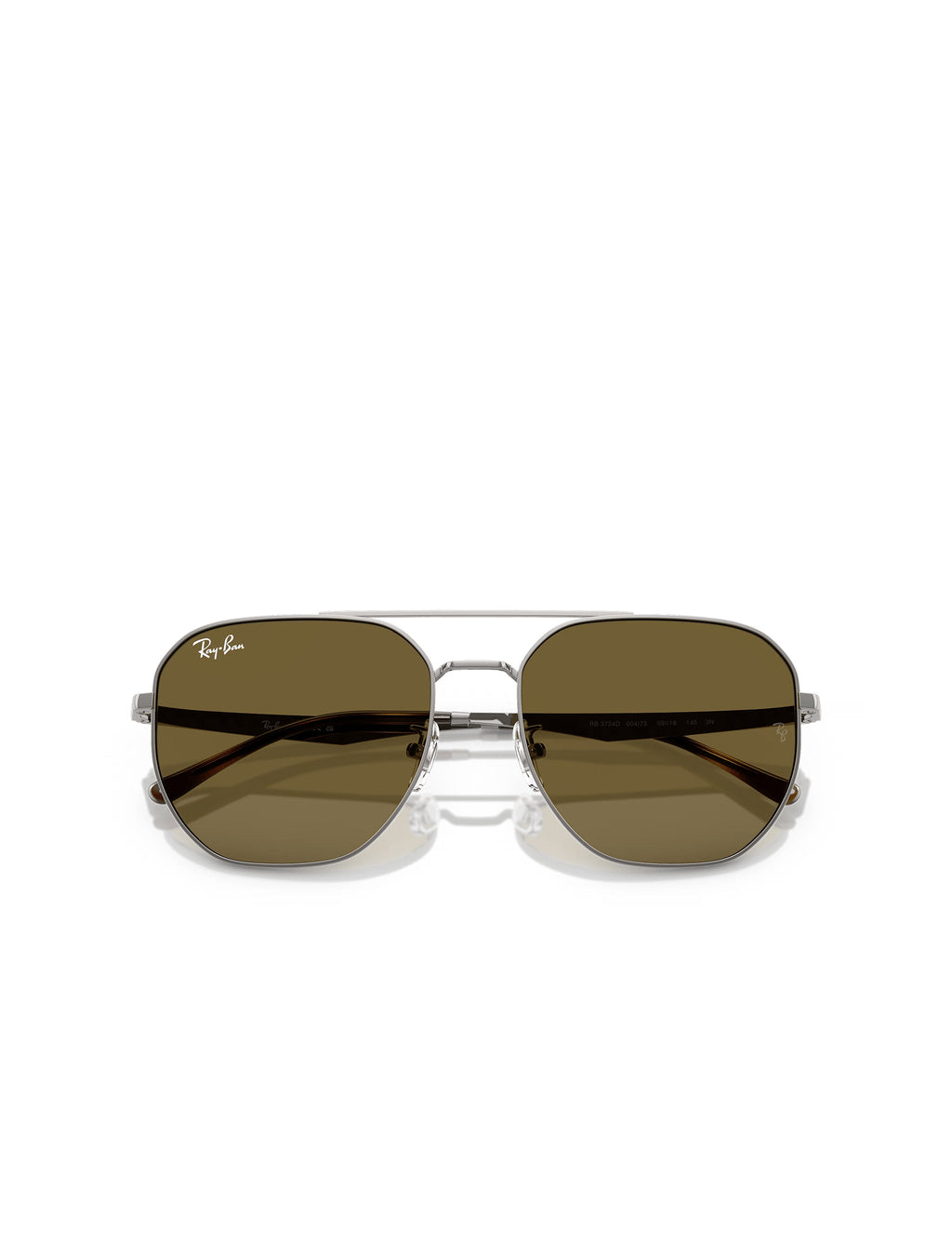Ray-Ban 0RB3724D Sunglasses - Gunmetal/Dark Brown