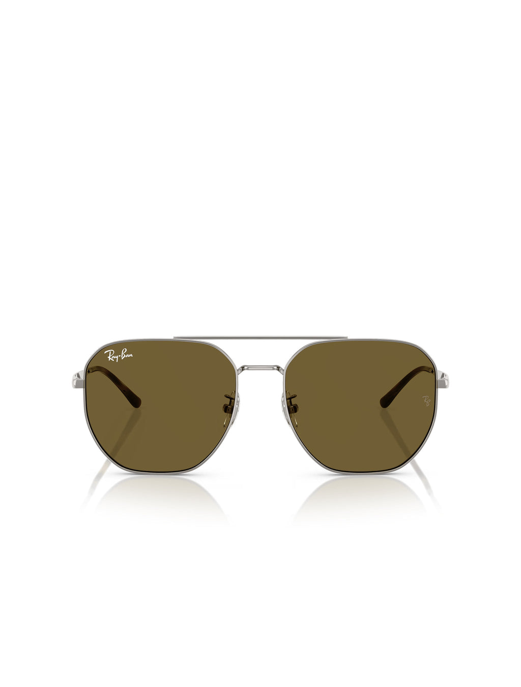 Ray-Ban 0RB3724D Sunglasses - Gunmetal/Dark Brown