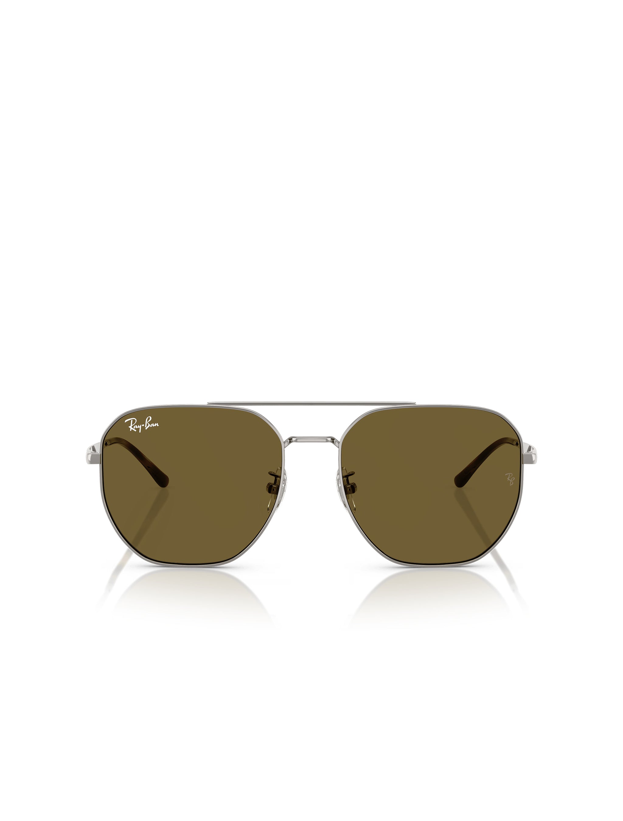 Ray-Ban 0RB3724D Sunglasses - Gunmetal/Dark Brown