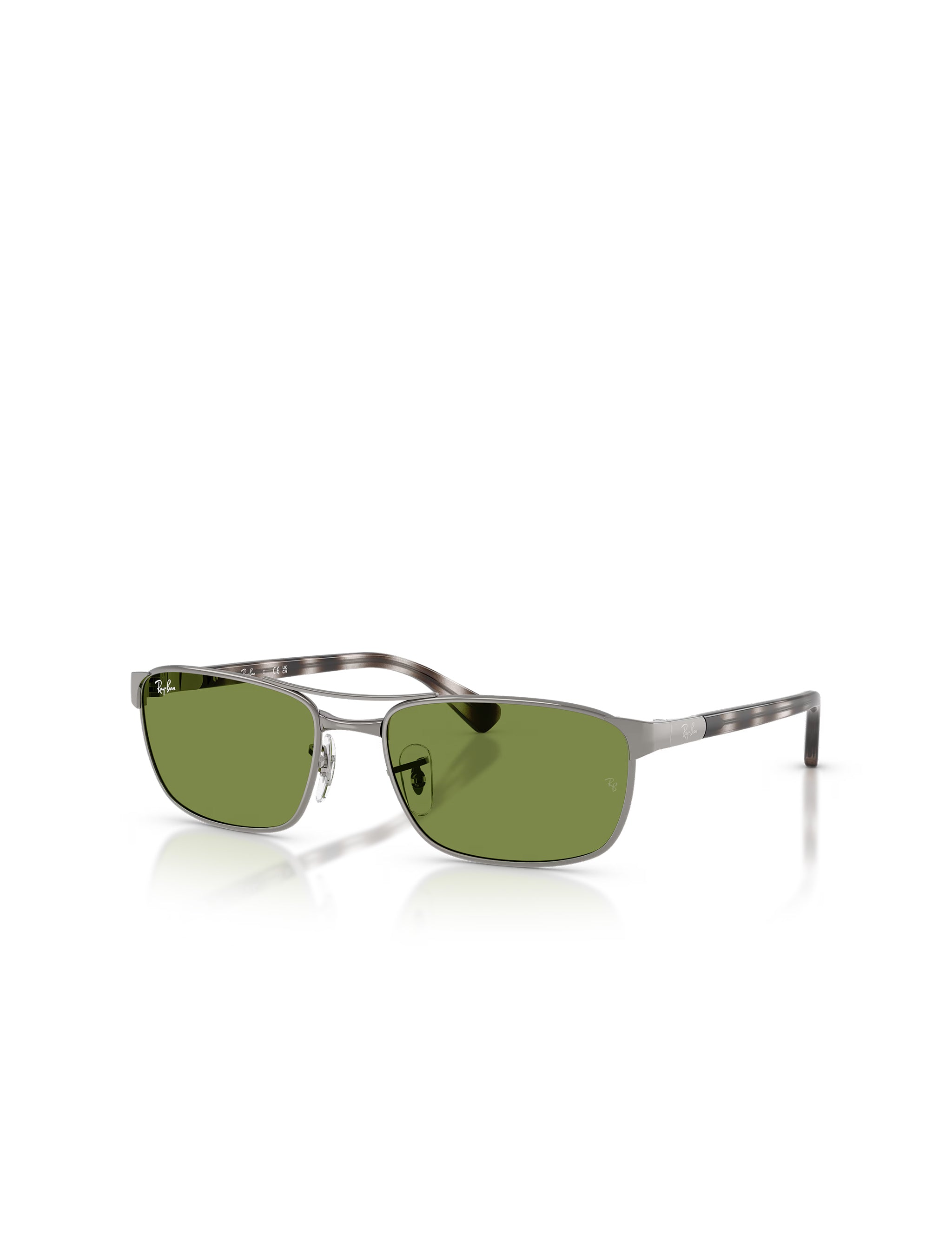 Ray-Ban RB3778 Sunglasses - Gunmetal/Green