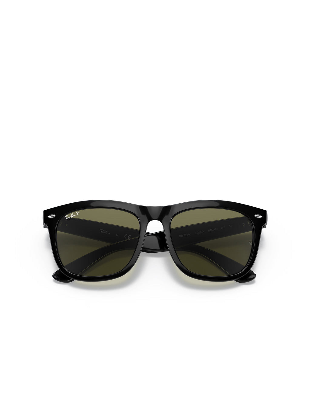 Ray-Ban RB4260D Sunglasses - Polished Black/Green