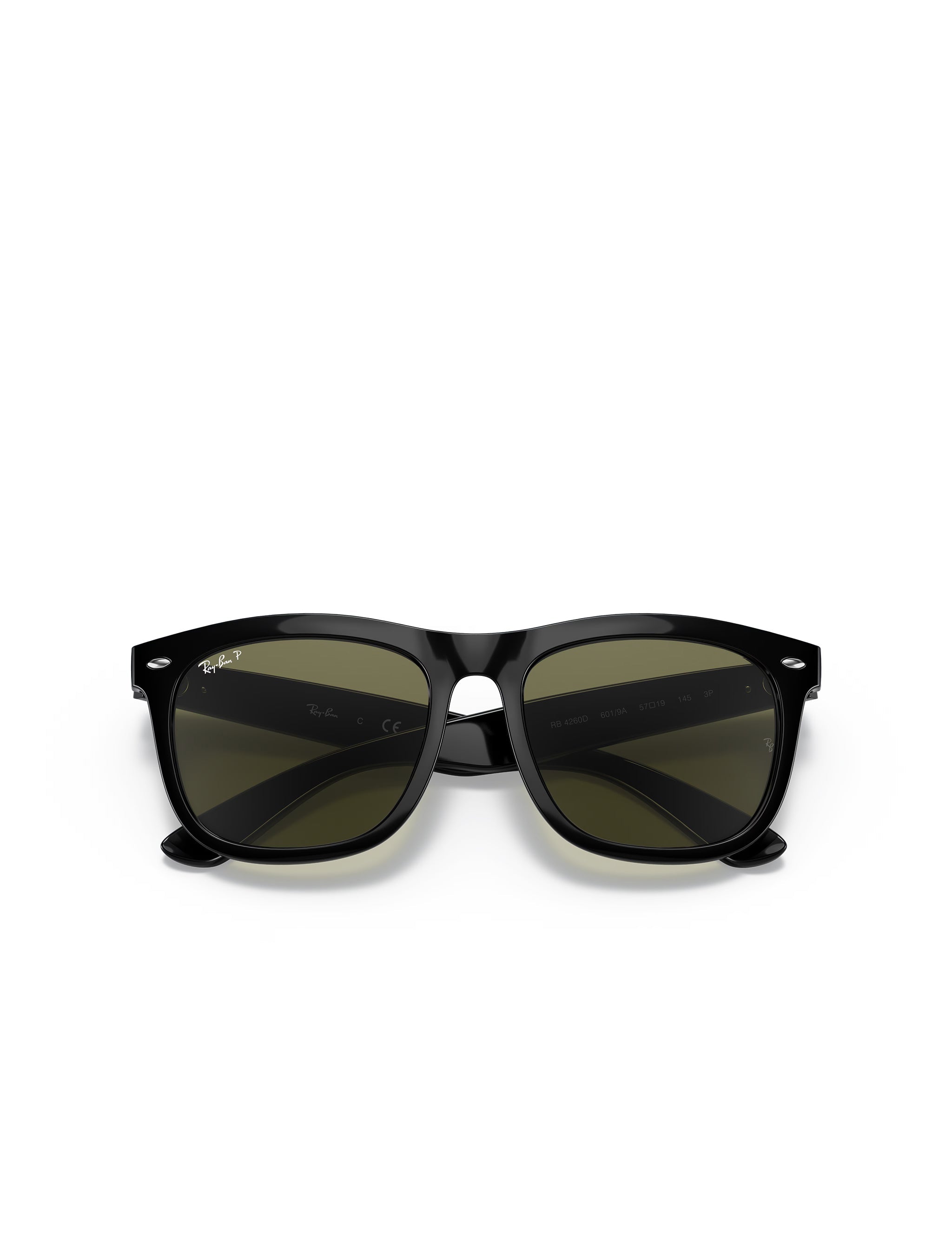 Ray-Ban RB4260D Sunglasses - Polished Black/Green