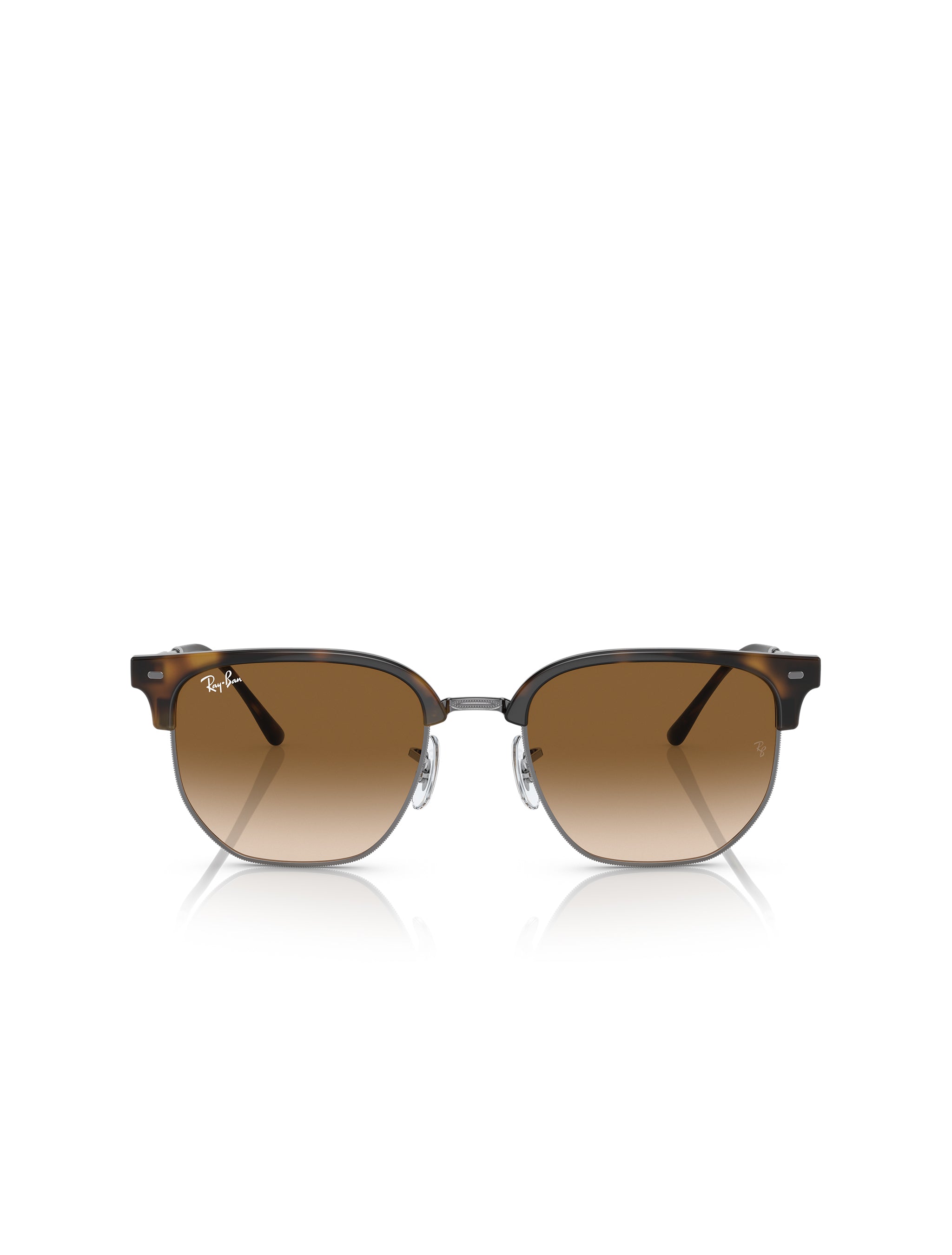 Ray Ban New Clubmaster Glasses - Polished Havana