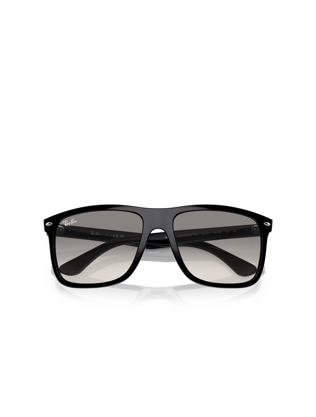 Ray Ban Boyfriend Two Glasses - Polished Black