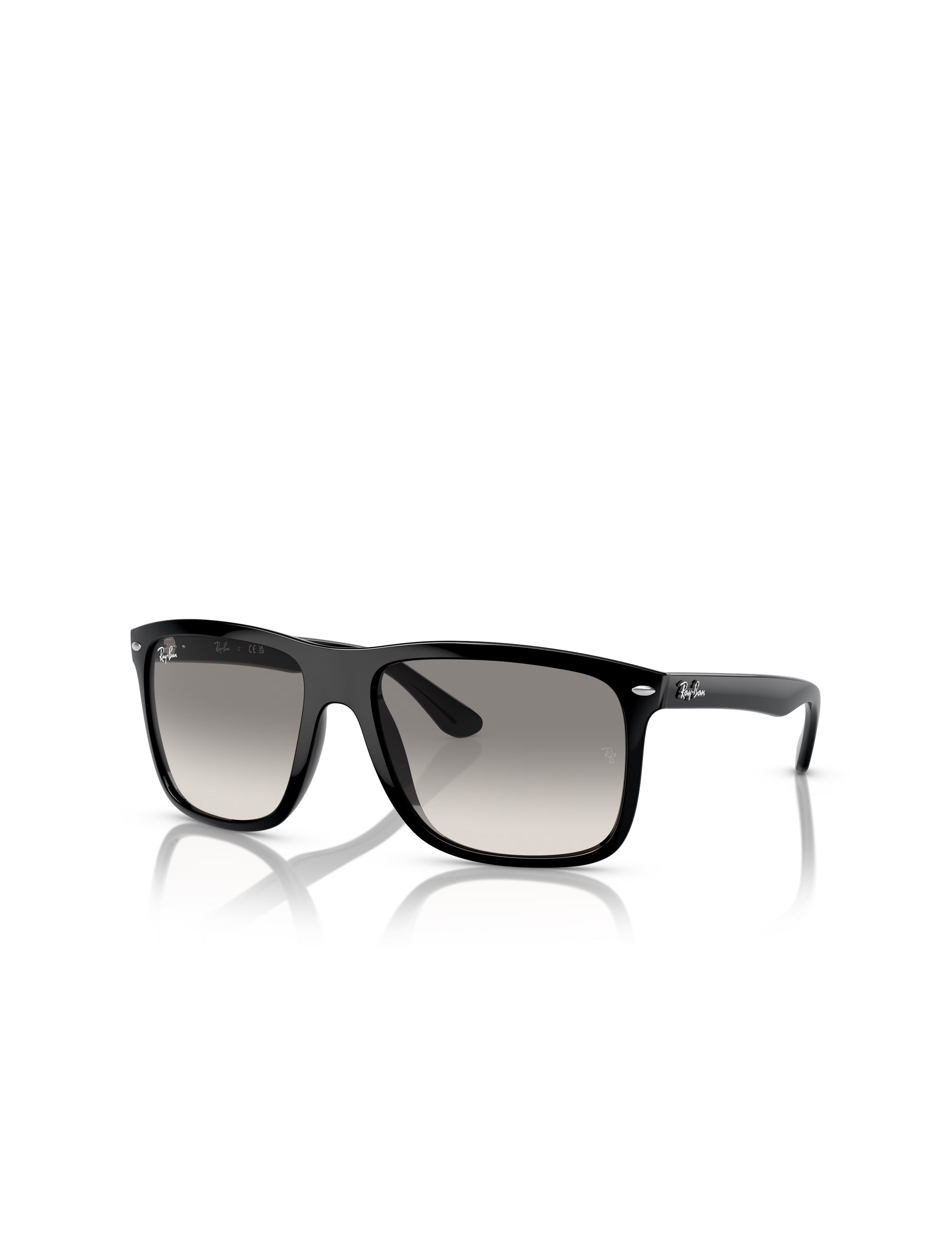 Ray Ban Boyfriend Two Glasses - Polished Black