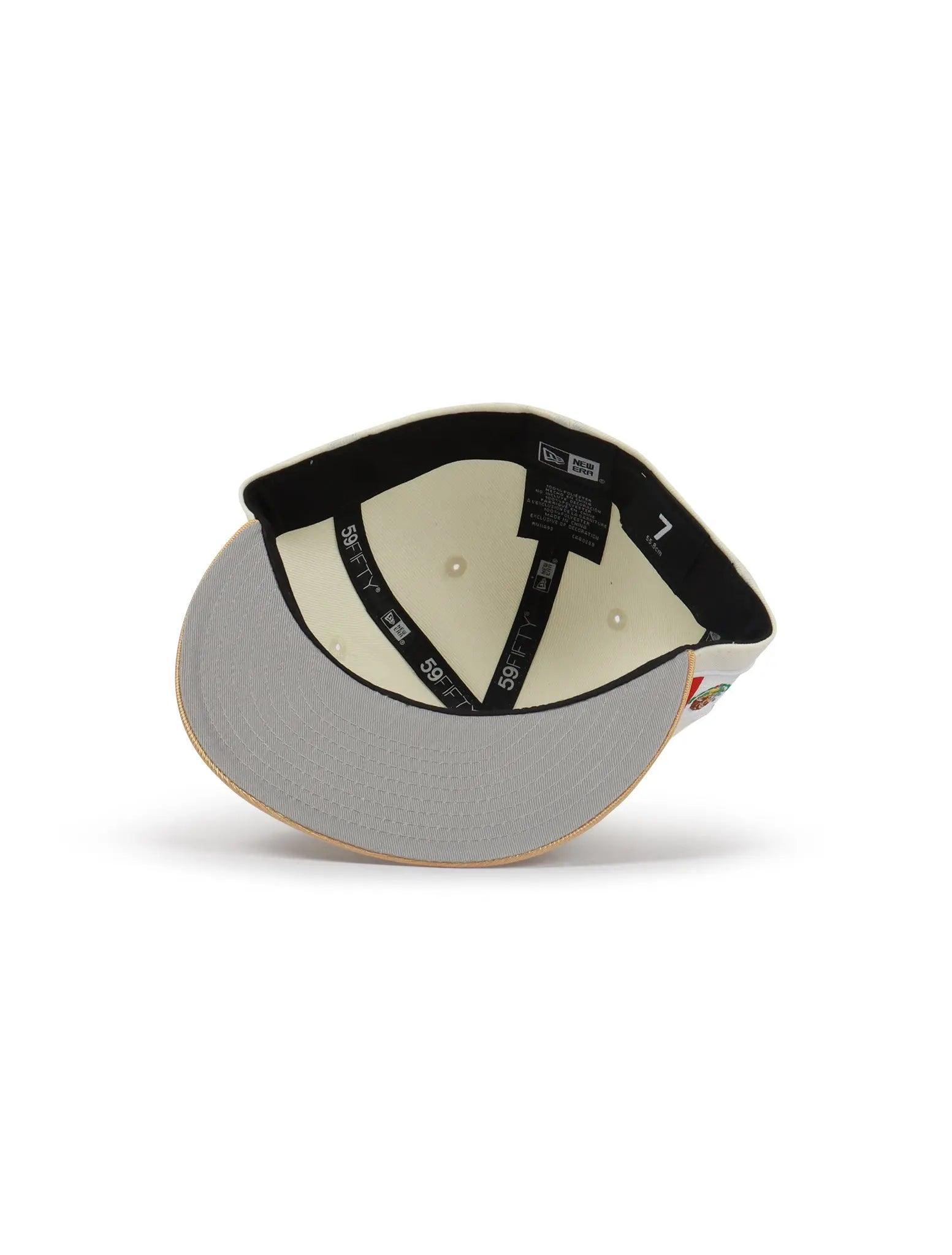 New Era 5950 Wbc Mexico Hat - Chrome/ Gold