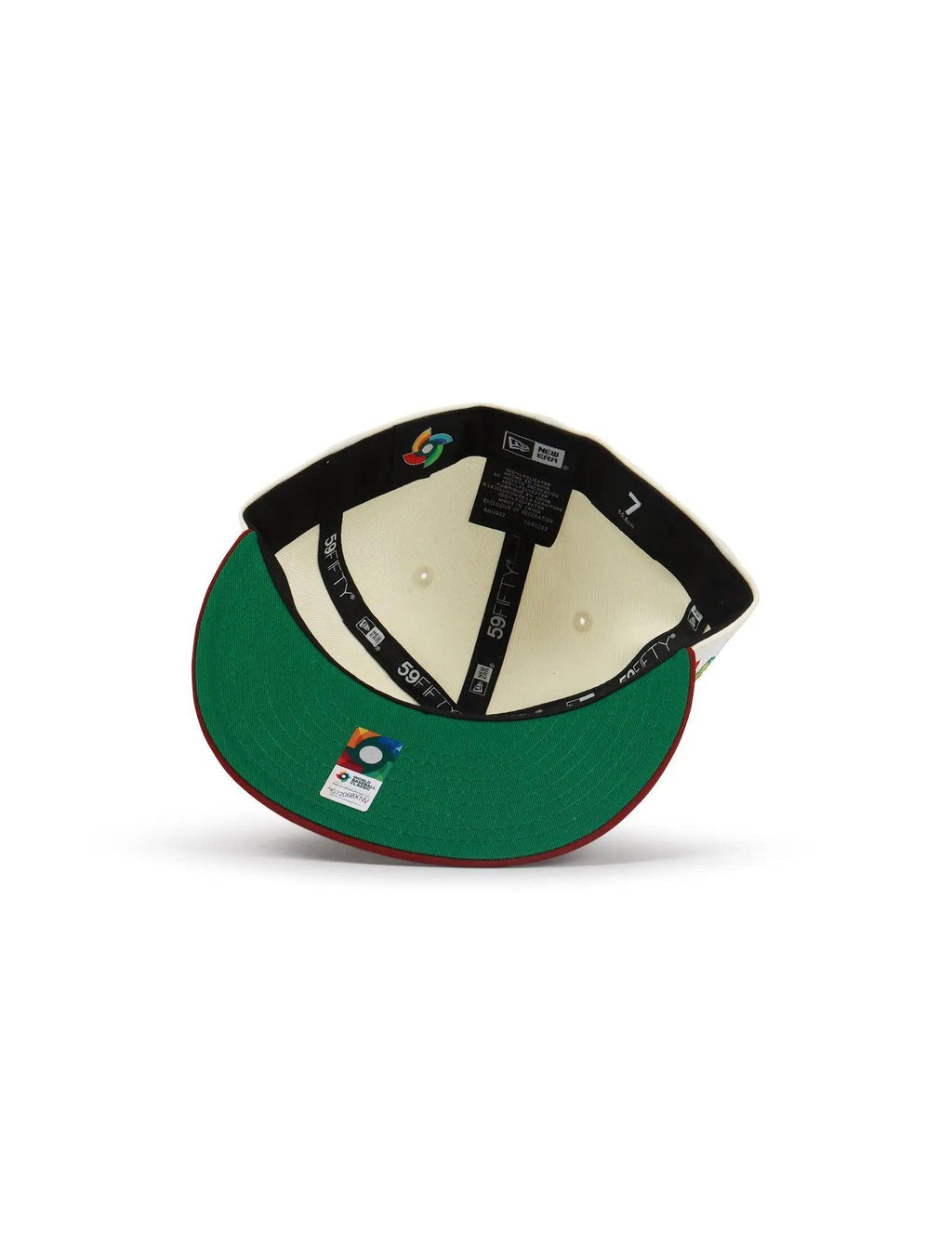 New Era 5950 Mexico Baseball Classic Hat - Chrome/ Cardinal Red