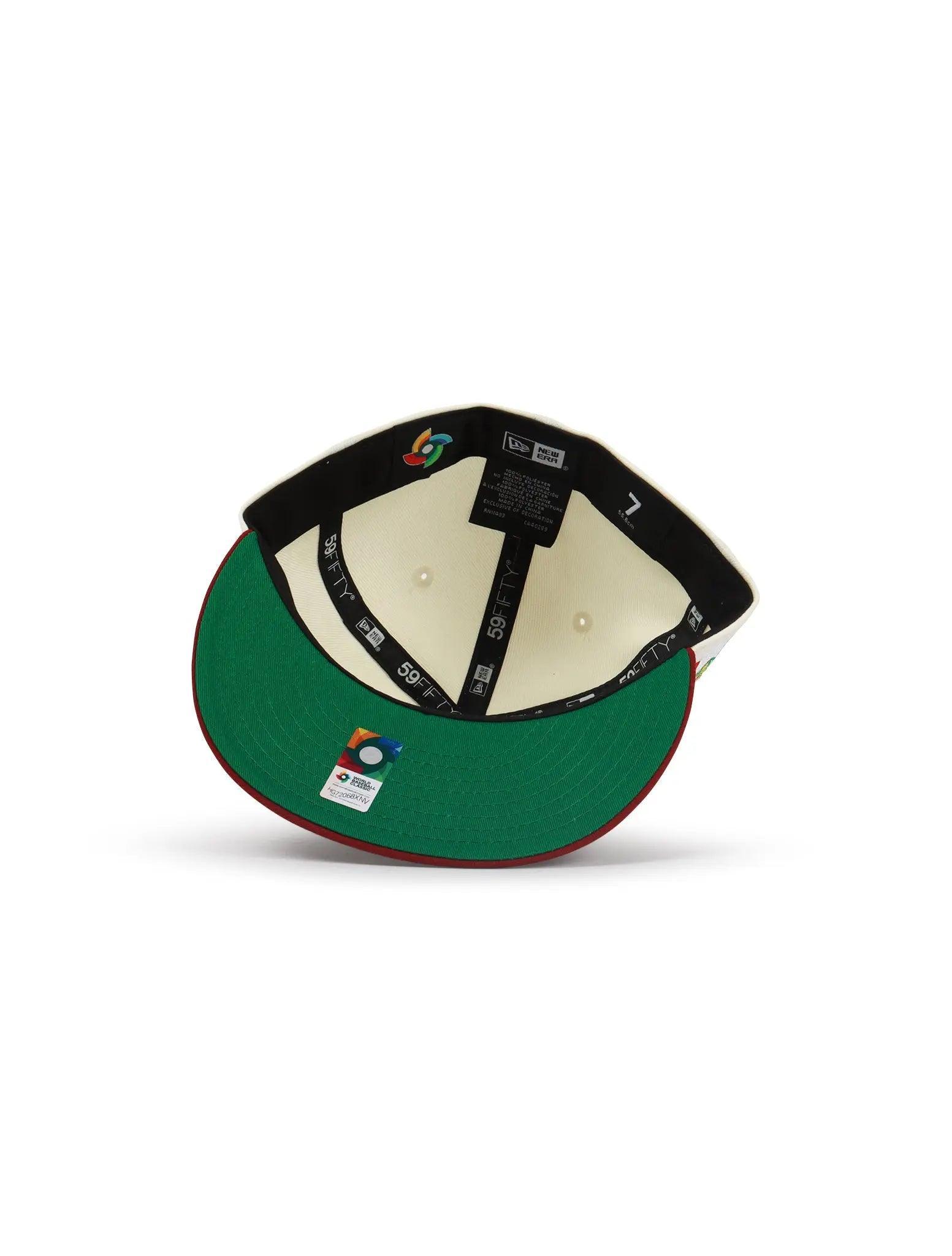 New Era 5950 Mexico Baseball Classic Hat - Chrome/ Cardinal Red
