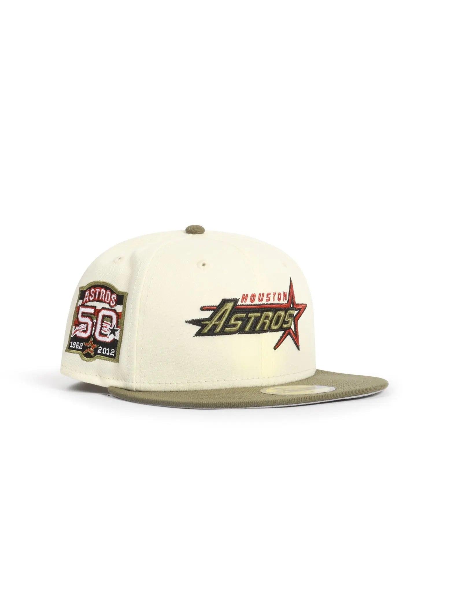 New Era 5950 Astros 50Th Anniversary - Chrome/ Olive