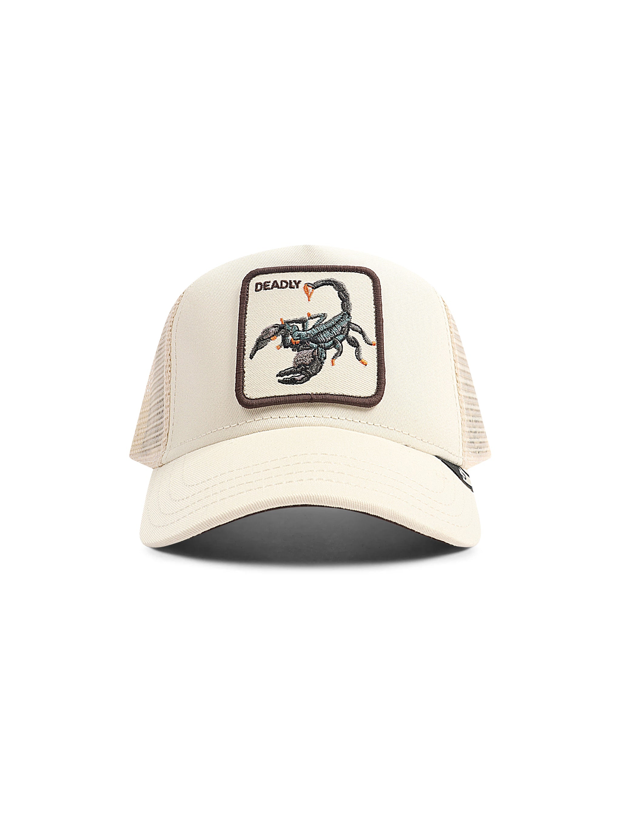 Goorin Bros Deadly Scorpion Trucker Hat - Chalk