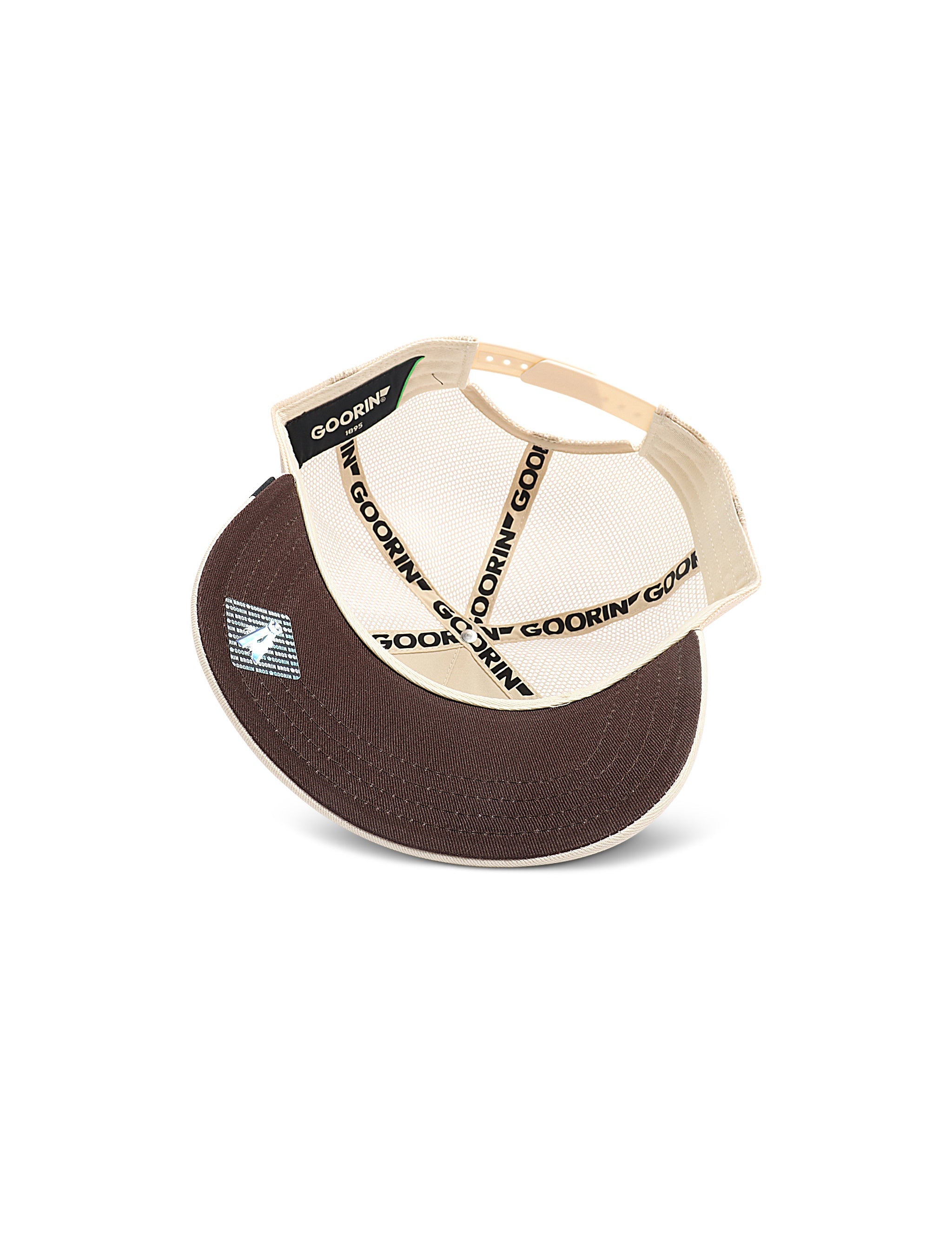 Goorin Bros Deadly Scorpion Trucker Hat - Chalk