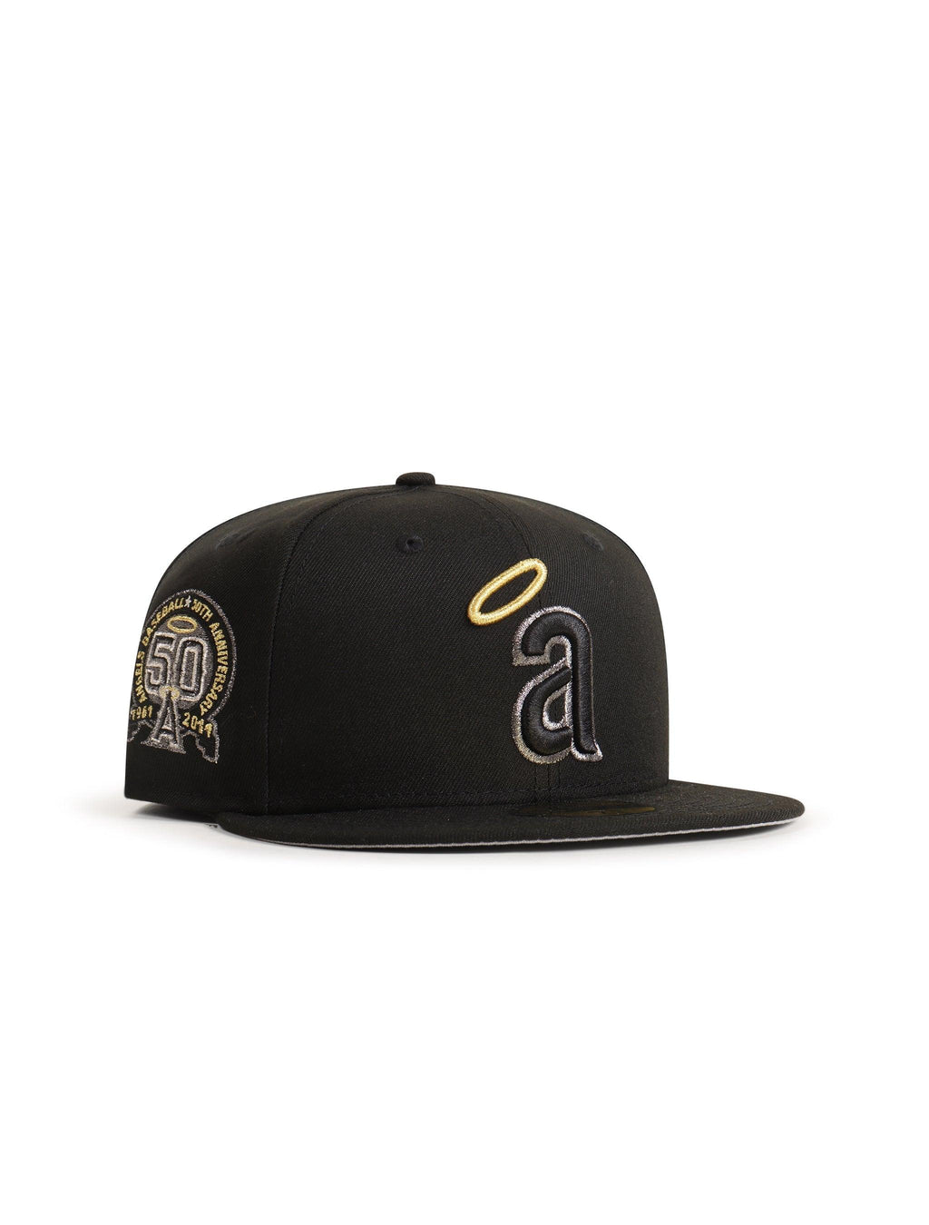 New Era 5950 Angels 50TH Anniversary Hat -  Black