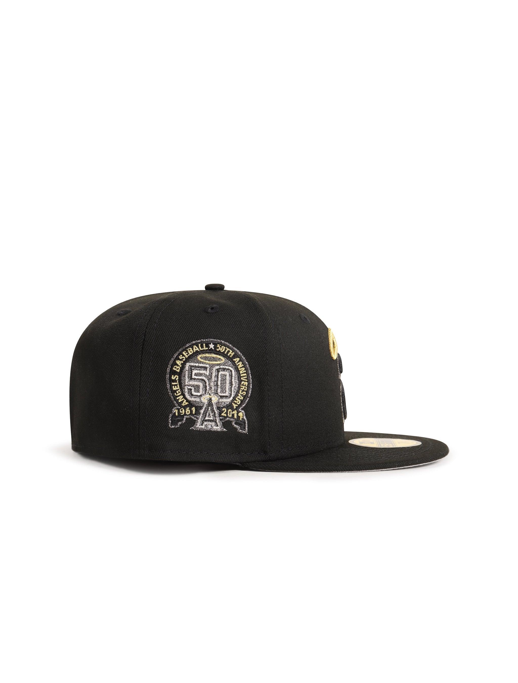New Era 5950 Angels 50TH Anniversary Hat -  Black