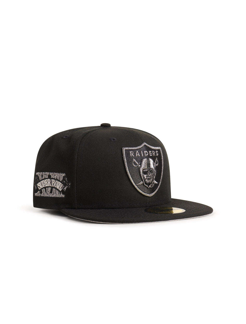 New Era 5950 Raiders XVIII Super Bowl Hat - Black