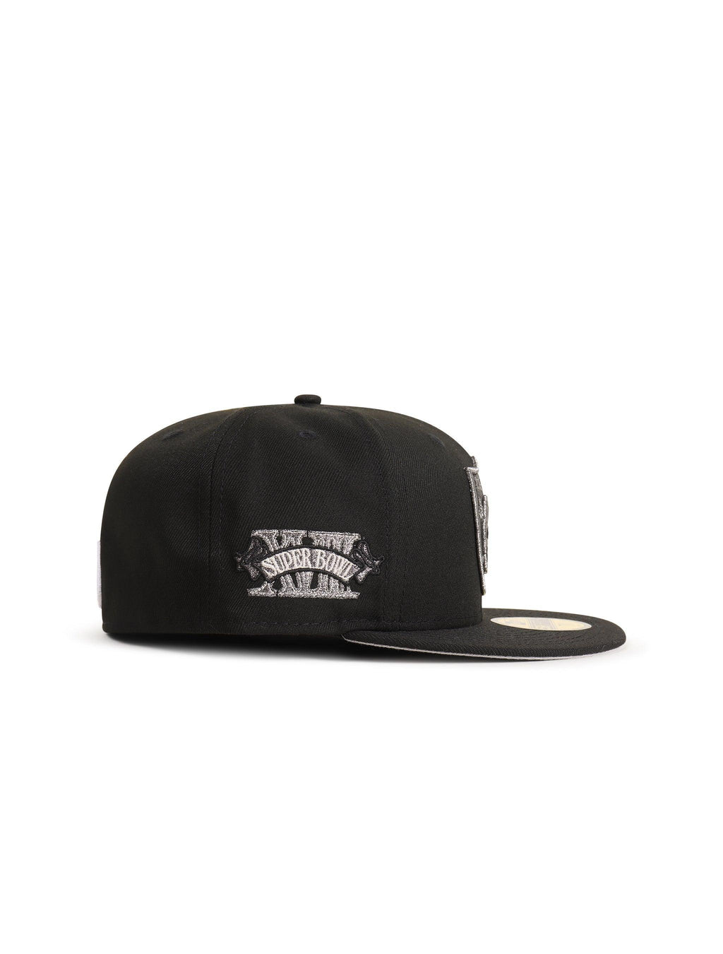 New Era 5950 Raiders XVIII Super Bowl Hat - Black