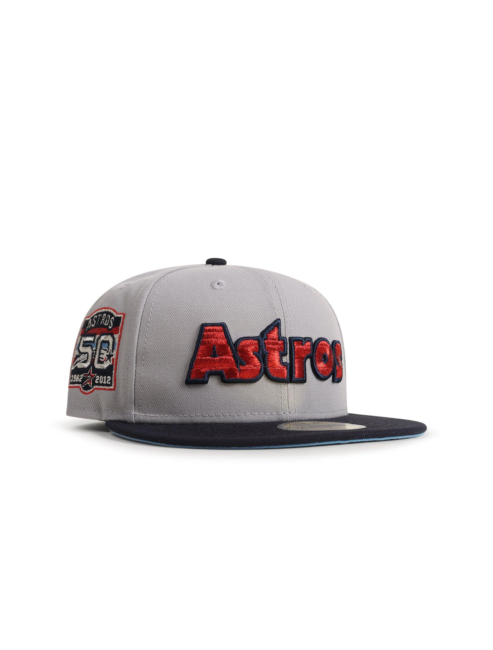 New Era 5950 Houston Astros 50TH Anniversary Hat - Gray/Navy