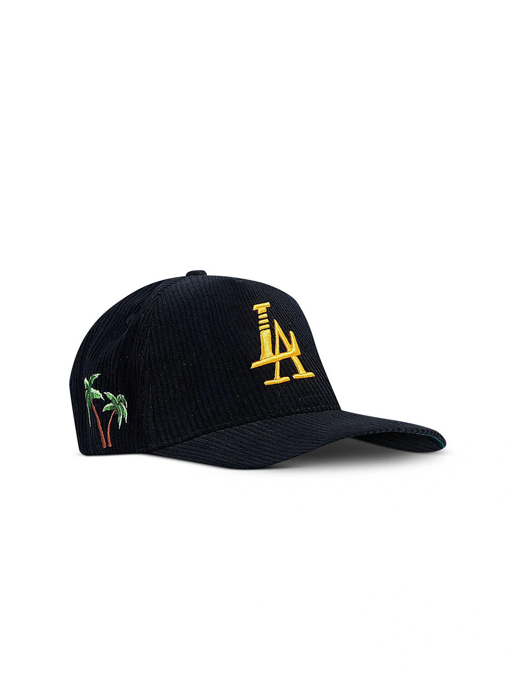 Reference Paradise LA Corduroy Hat - Black/Yellow